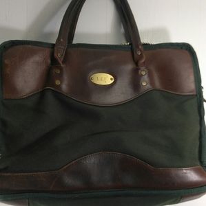 ORVIS mini canvas suitcase. 15"× 12"